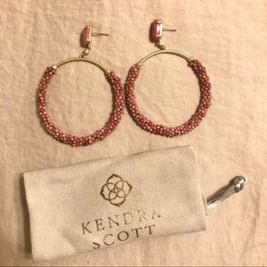 Kendra Scott Russel Hoop Earrings - Pink